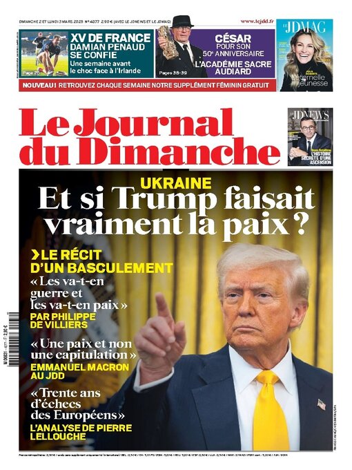 Title details for Le Journal du dimanche by Lagardere Media News - Available